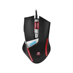 Mouse Gamer Com Fio C3Tech 4000 DPI 6 Botões RGB LED Preto MG-500BK Mouse Gamer Com Fio C3Tech 4000 DPI 6 Botões RGB LED Preto MG-500BK