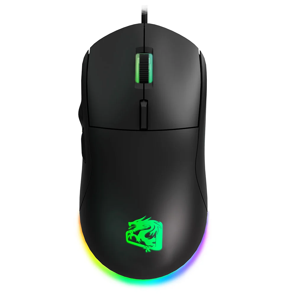 Mouse Gamer Com Fio ELG Ceres Hyperlight 7200 DPI 6 Botões RGB Ultraleve MGCS
