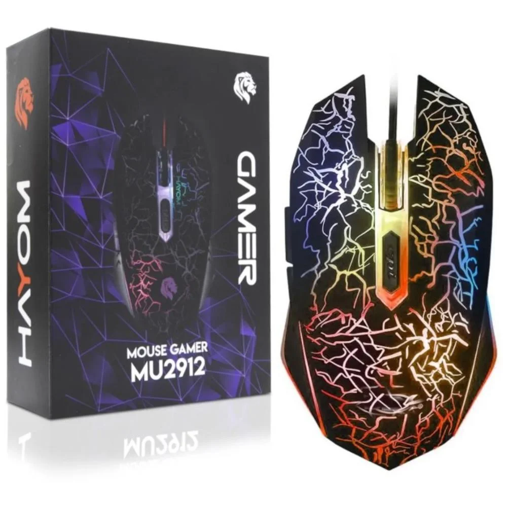 Mouse Gamer Com Fio Hayom MU2912