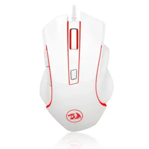 Mouse Gamer Com Fio Redragon Nothosaur 3200 DPI Branco M606W