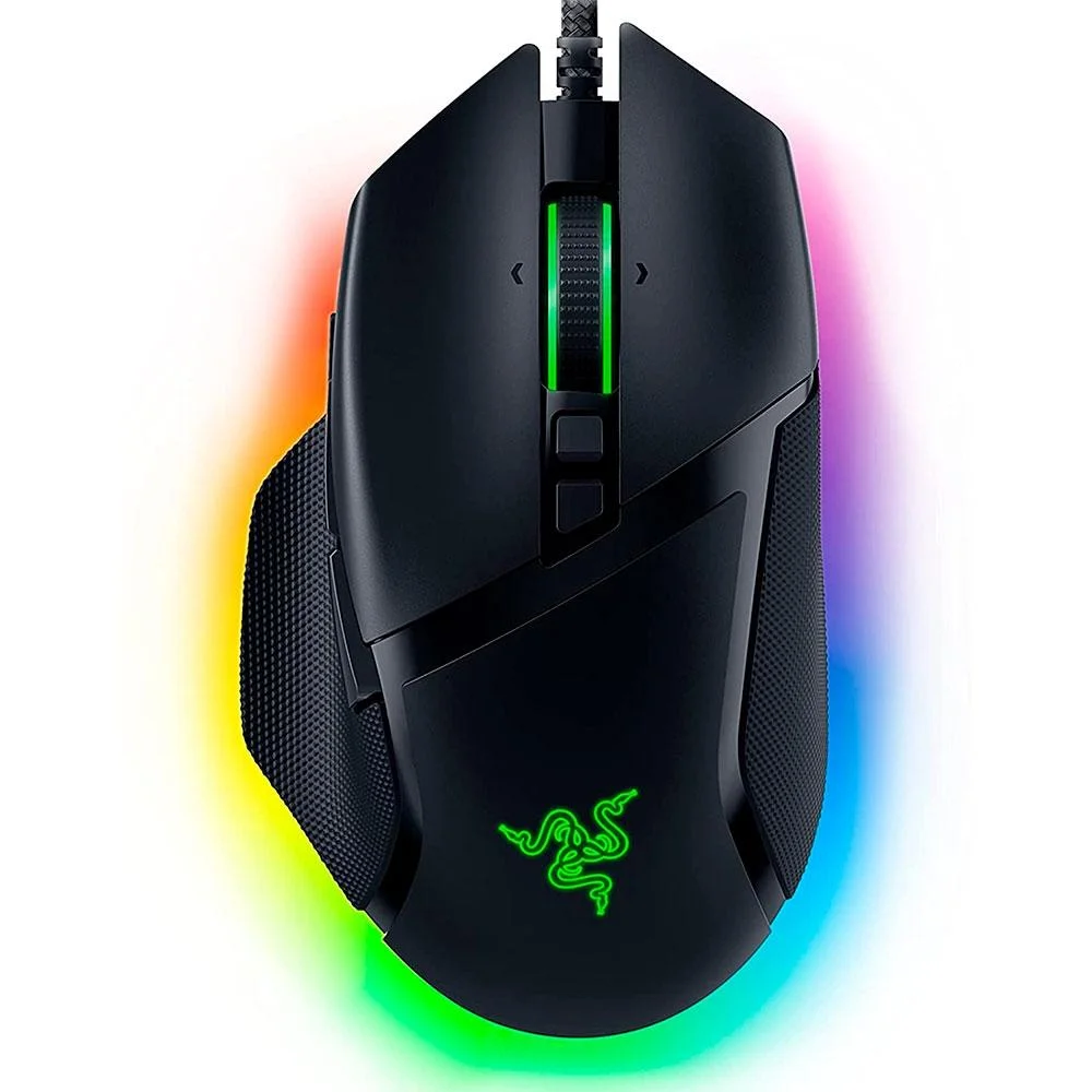 Mouse Gamer Com Fio Razer Basilisk V3 26000 DPI 11 Botões Optical Switch RGB Preto