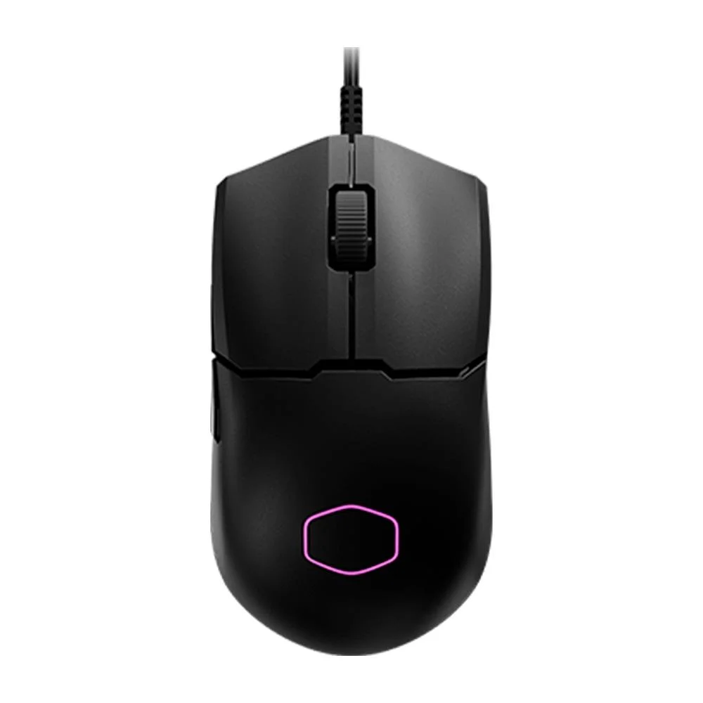 Mouse Gamer Com Fio Cooler Master MM712 26000 DPI 6 Botões RGB Preto Fosco MM-712-KKOL1