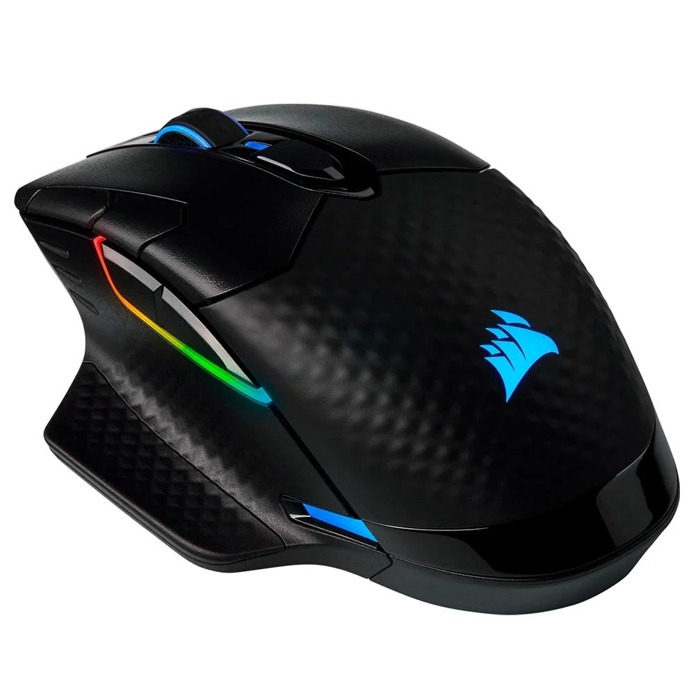 Mouse Gamer Sem Fio Corsair Dark Core PRO 18000 DPI 8 Botões RGB Preto CH-9315411-NA