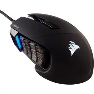 Mouse Gamer Com Fio Corsair Scimitar Elite 18000 DPI 17 Botões RGB Preto CH-9304211-NA Mouse Gamer Com Fio Corsair Scimitar Elite 18000 DPI 17 Botões RGB Preto CH-9304211-NA