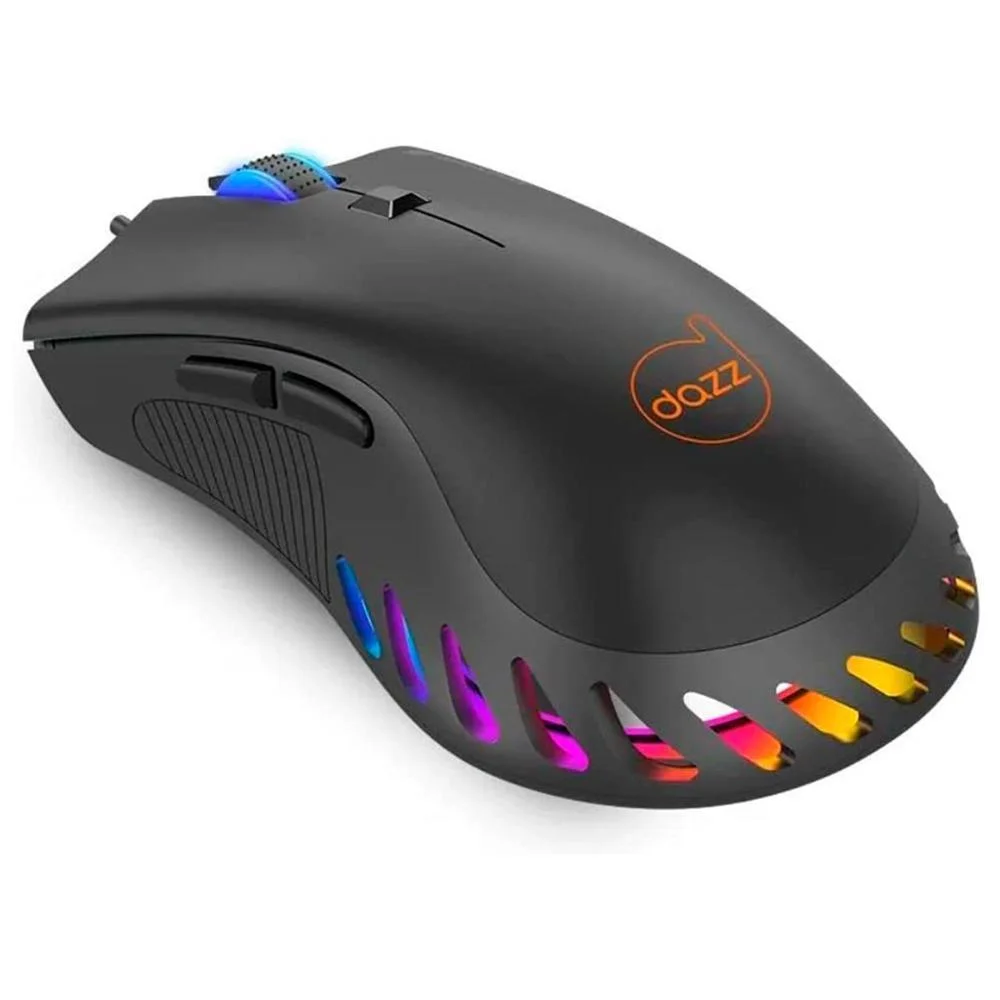Mouse Gamer Com Fio Dazz Deathstroke 10000 DPI 7 Botões RGB 62000035