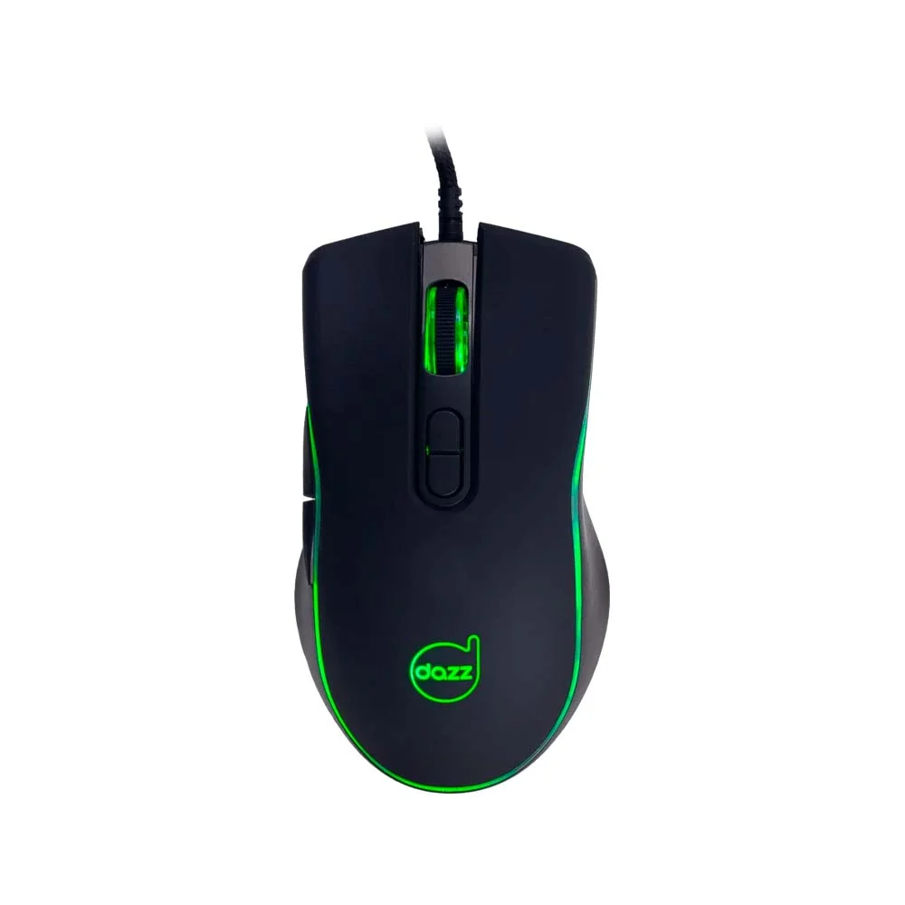Mouse Gamer Com Fio Dazz GMO1000 3600 DPI Rainbow Plug and Play