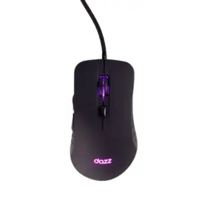 Mouse Gamer Com Fio Dazz GMO2000 7200 DPI Ajustável 6 Botões 500Hz RGB Preto 62000180 Mouse Gamer Com Fio Dazz GMO2000 7200 DPI Ajustável 6 Botões 500Hz RGB Preto 62000180