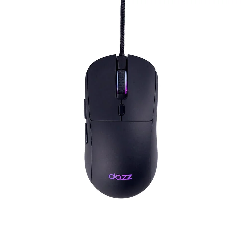 Mouse Gamer Com Fio Dazz GMO3000 12800 DPI 6 Botões 1000Hz RGB Preto 62000181