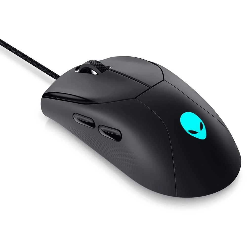 Mouse Gamer Com Fio Dell Alienware AW320M 19000 DPI 6 Botões Preto 570-ABNN