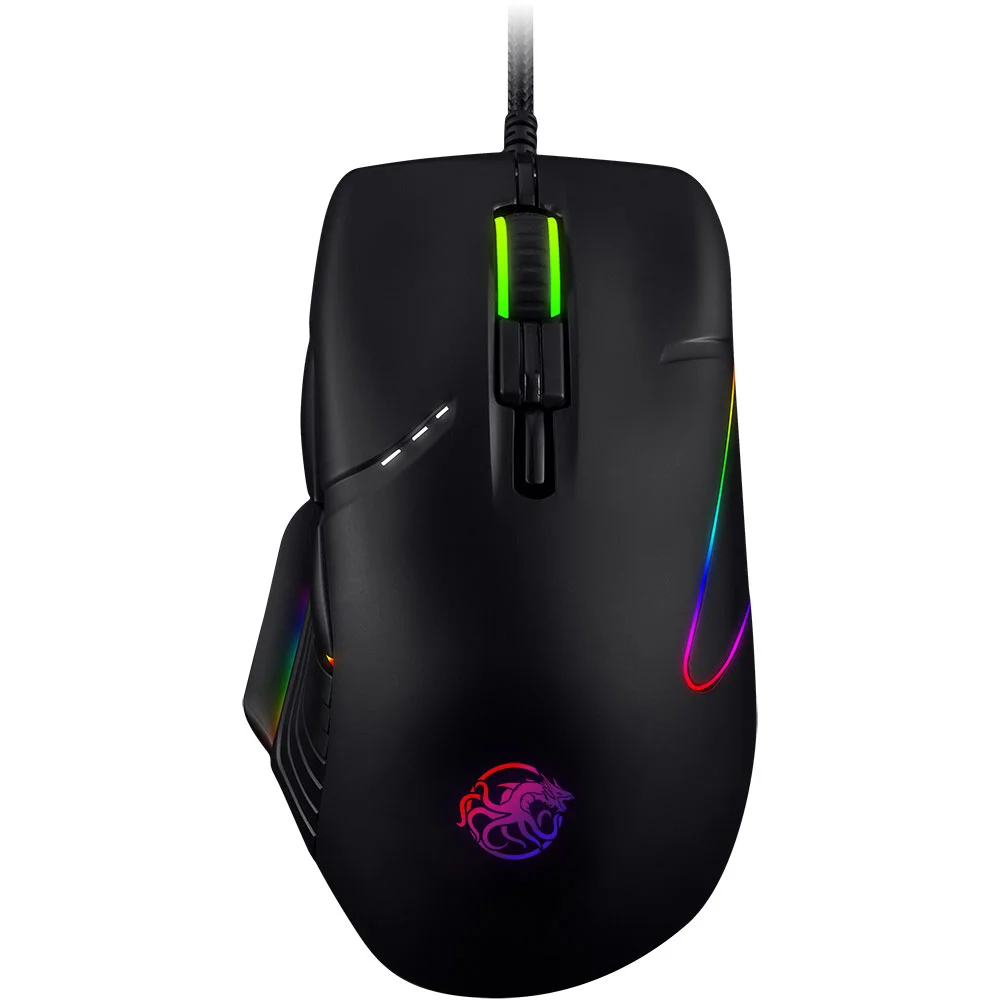 Mouse Gamer Com Fio Draxen 16000 DPI RGB Sensor PMW3389 DN90