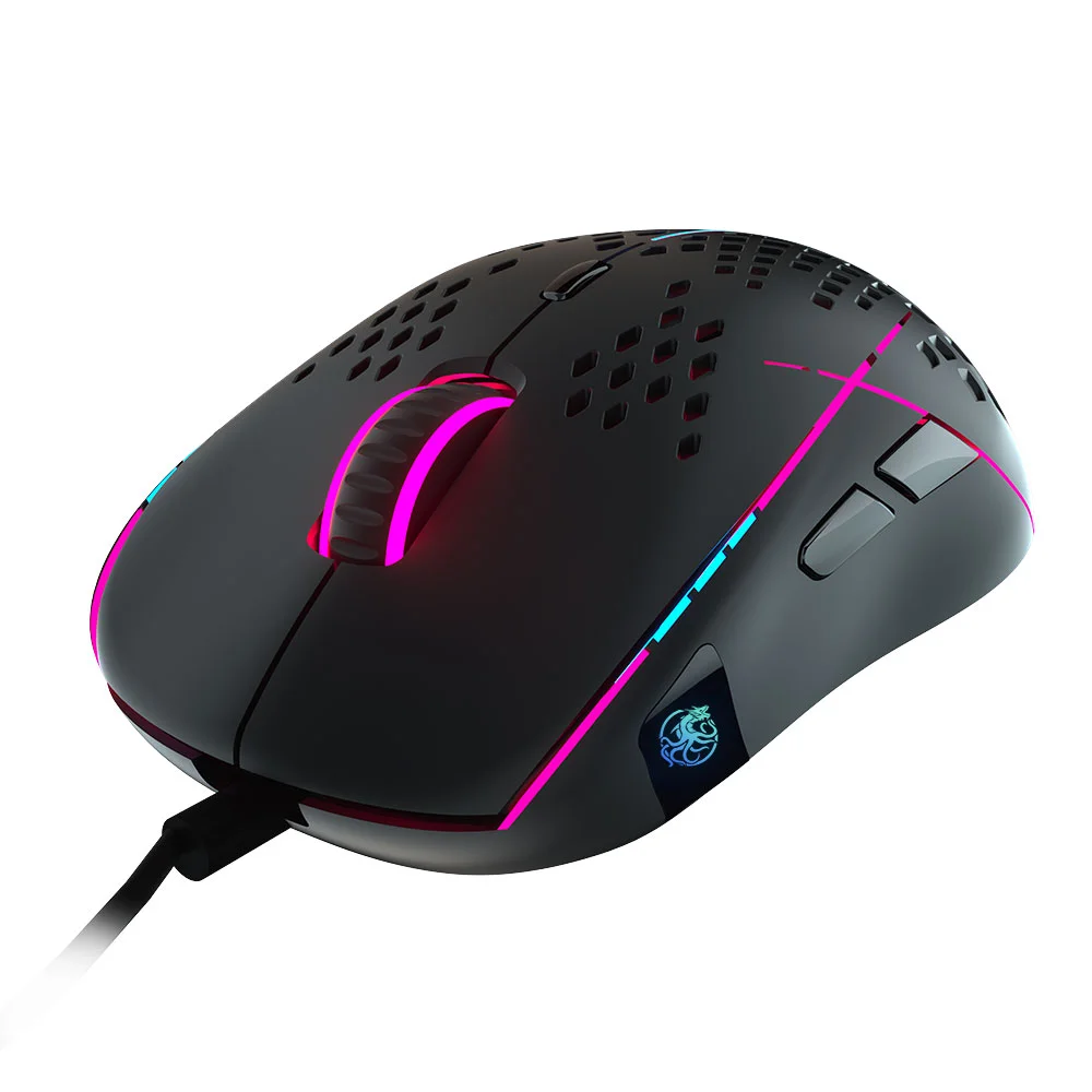 Mouse Gamer Com Fio Draxen 6200 DPI RGB Sensor PMW3327 DN80