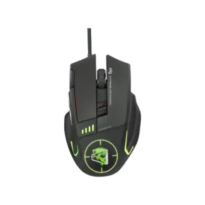 Mouse Gamer Com Fio ELG Sniper Pro 5200 DPI 8 Botões RGB Preto MGSP Mouse Gamer Com Fio ELG Sniper Pro 5200 DPI 8 Botões RGB Preto MGSP