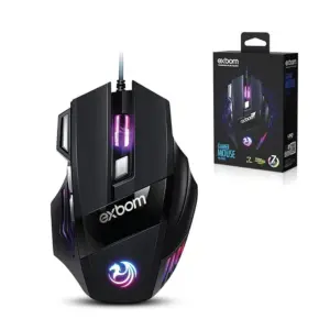 Mouse Gamer Com Fio Exbom MS-G270 3200 DPI 7 Botões RGB Mouse Gamer Com Fio Exbom MS-G270 3200 DPI 7 Botões RGB