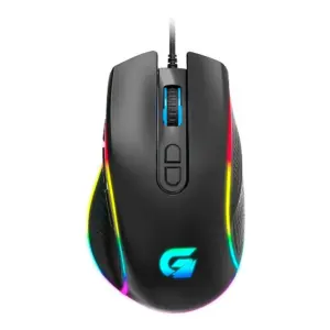 Mouse Gamer Com Fio Fortrek Cruiser New Edition 12000 DPI 7 Botões RGB Preto 77245 Mouse Gamer Com Fio Fortrek Cruiser New Edition 12000 DPI 7 Botões RGB Preto 77245