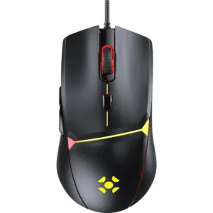 Mouse Gamer Fortrek Crusader 12800 DPI RGB Preto Mouse Gamer Fortrek Crusader 12800 DPI RGB Preto
