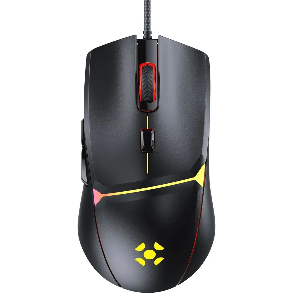 Mouse Gamer Fortrek Crusader 12800 DPI RGB Preto
