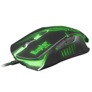 Mouse Gamer Com Fio Fortrek Raptor 3200 DPI 6 Botões LED Preto OM-801 Mouse Gamer Com Fio Fortrek Raptor 3200 DPI 6 Botões LED Preto OM-801