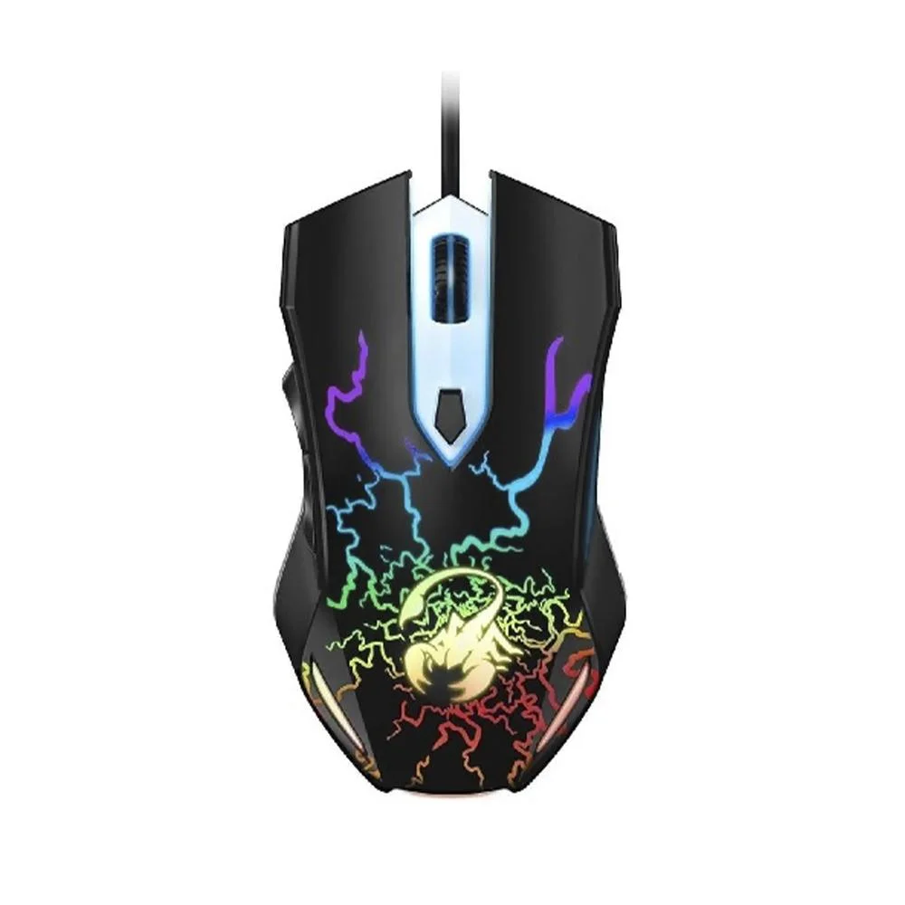 Mouse Gamer Com Fio Genius Scorpion Spear 2000 DPI 6 Botões RGB