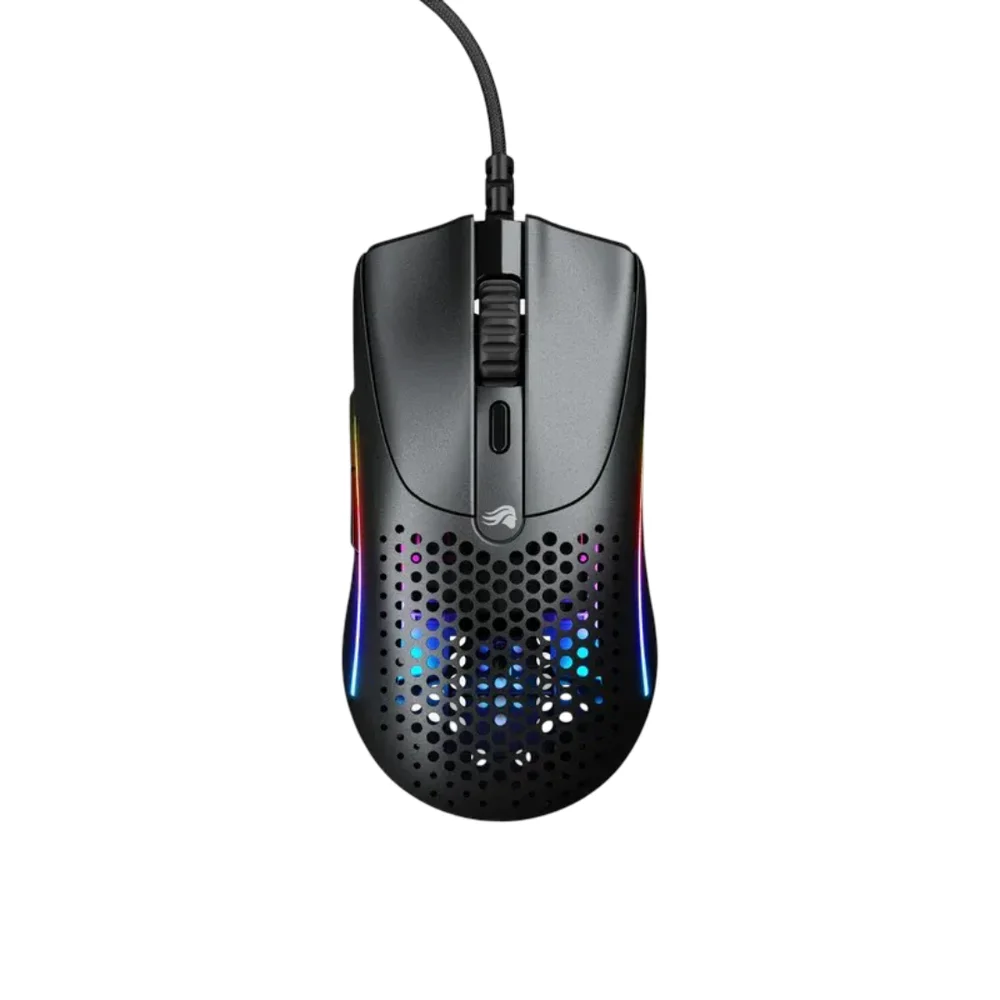 Mouse Gamer Com Fio Glorious Model O 2 Mini 26000 DPI RGB 49g Ultraleve Preto Fosco
