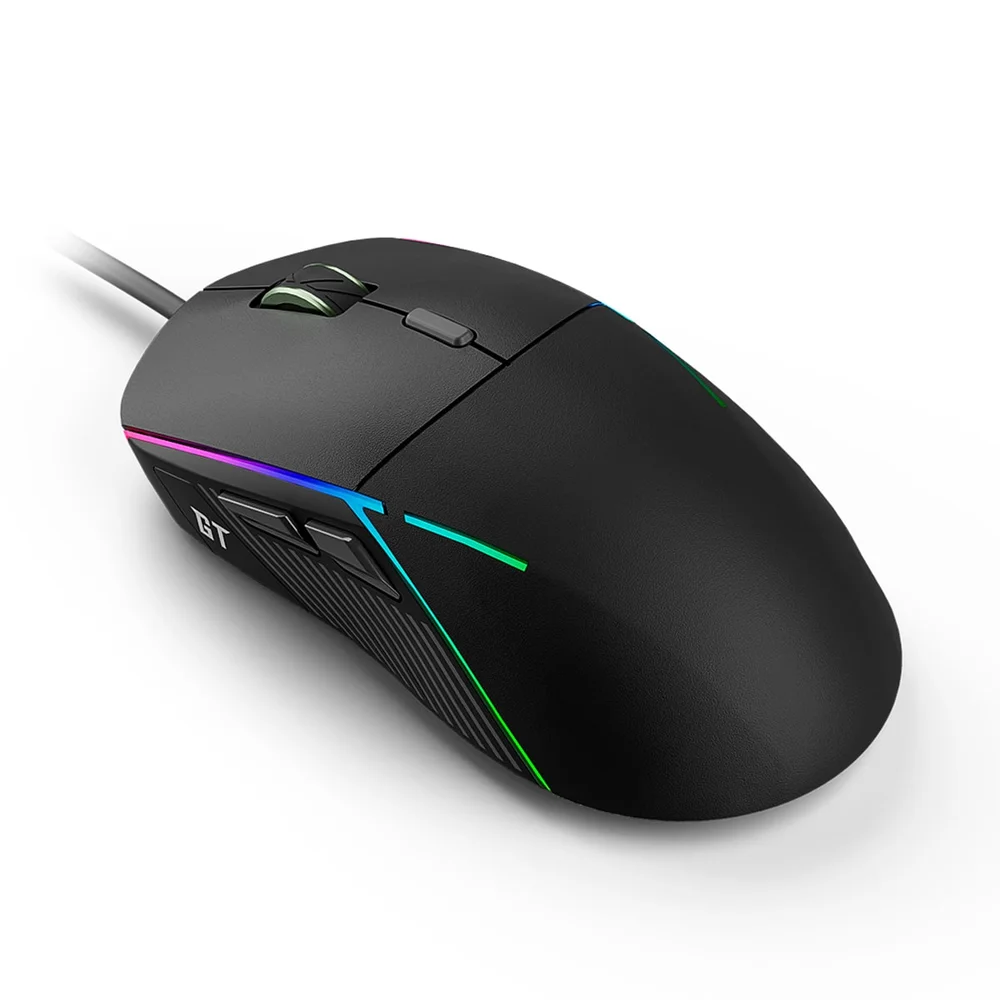 Mouse Gamer Com Fio Goldentec GT Nebula 12800 DPI 6 Botões RGB