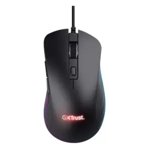 Mouse Gamer Com Fio Trust GXT 924 Ybar+ 25600 DPI 6 Botões Iluminação RGB Preto 24890