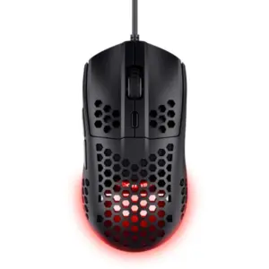 Mouse Gamer Com Fio Trust GXT 928 Helox 6400 DPI 6 Botões RGB Ultraleve Preto 25306