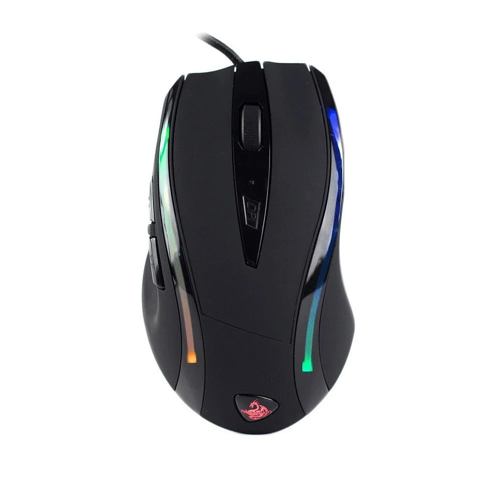 Mouse Gamer Com Fio Hoopson Kata 4000 DPI Sensor Avago A3050 Programável GX18