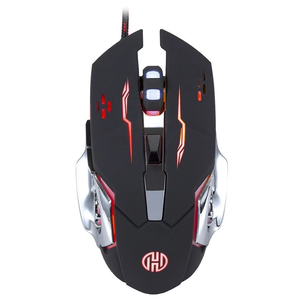Mouse Gamer Com Fio Hoopson GT-1100 2400 DPI 6 Botões RGB