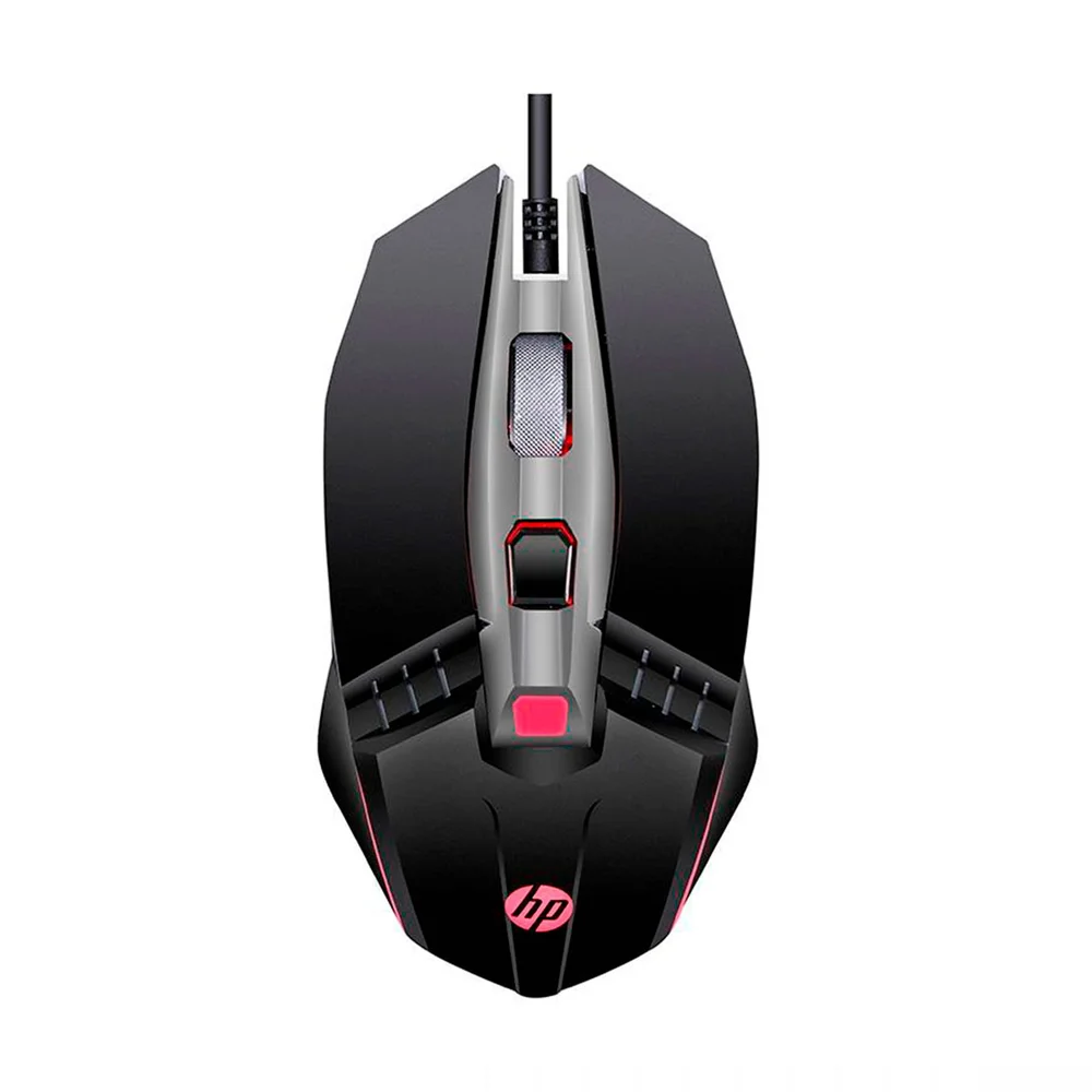 Mouse Gamer Com Fio HP M270 2400 DPI LED Preto