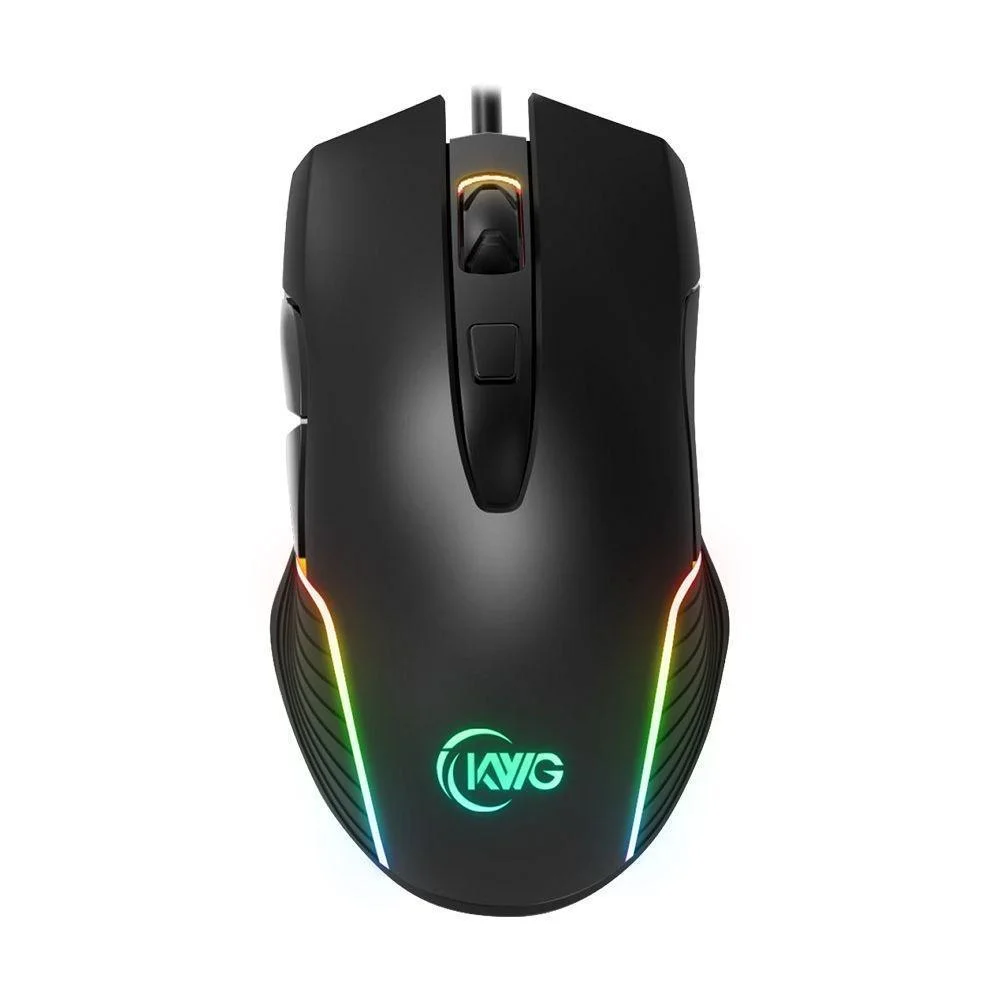 Mouse Gamer Com Fio KWG Orion M1 7000 DPI RGB