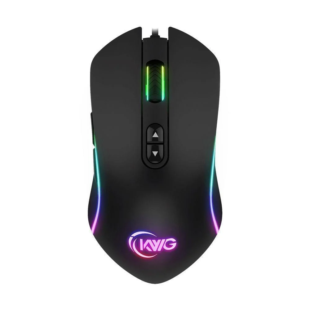 Mouse Gamer Com Fio KWG Orion P1 12000 DPI RGB