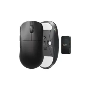 Mouse Gamer Com Fio Lamzu Inca 8KHz Preto Mouse Gamer Com Fio Lamzu Inca 8KHz Preto