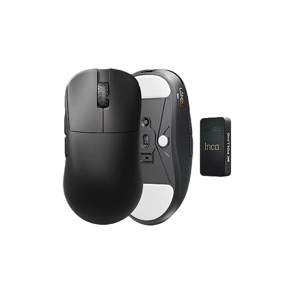 Mouse Gamer Com Fio Lamzu Inca 8KHz Preto