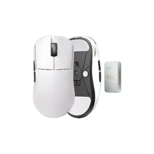 Mouse Gamer Com Fio Lamzu Inca 8KHz Branco Mouse Gamer Com Fio Lamzu Inca 8KHz Branco