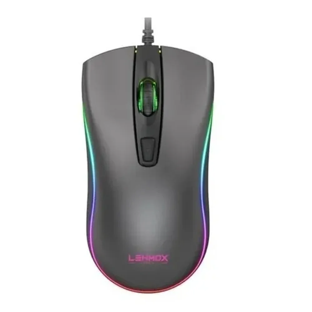Mouse Gamer Com Fio Lehmox Hyper GT-M6 LED RGB