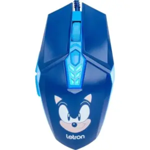 Mouse Gamer Com Fio Letron Sonic 3600 DPI RGB Azul Mouse Gamer Com Fio Letron Sonic 3600 DPI RGB Azul