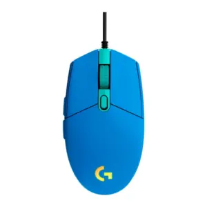 Mouse Gamer Com Fio Logitech G203 LIGHTSYNC 8000 DPI 6 Botões RGB Azul 910-005795 Mouse Gamer Com Fio Logitech G203 LIGHTSYNC 8000 DPI 6 Botões RGB Azul 910-005795