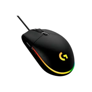 Mouse Gamer Com Fio Logitech G203 LIGHTSYNC 8000 DPI 6 Botões RGB Preto 910-005793 Mouse Gamer Com Fio Logitech G203 LIGHTSYNC 8000 DPI 6 Botões RGB Preto 910-005793