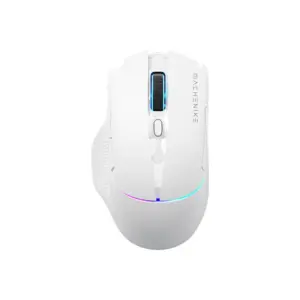 Mouse Gamer Sem Fio Machenike L8 Pro Wireless 2.4GHz 8K Support com Dock RGB Branco JJ02G3006 Mouse Gamer Sem Fio Machenike L8 Pro Wireless 2.4GHz 8K Support com Dock RGB Branco JJ02G3006