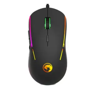 Mouse Gamer Com Fio Marvo G924 10000 DPI 6 Botões RGB Preto Mouse Gamer Com Fio Marvo G924 10000 DPI 6 Botões RGB Preto