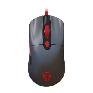 Mouse Gamer Com Fio Motospeed V400 6 Botões RGB Cinza Mouse Gamer Com Fio Motospeed V400 6 Botões RGB Cinza