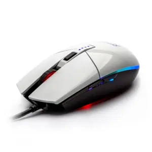 Mouse Gamer Com Fio Motospeed V50 4000 DPI Macro RGB Branco Mouse Gamer Com Fio Motospeed V50 4000 DPI Macro RGB Branco