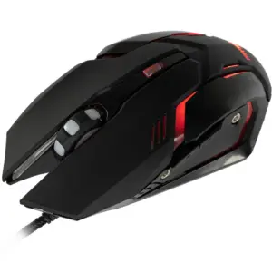Mouse Gamer Com Fio Mymax Arbor 2400 DPI 6 Botões LED Vermelho Preto OPM-ARBOR/RD Mouse Gamer Com Fio Mymax Arbor 2400 DPI 6 Botões LED Vermelho Preto OPM-ARBOR/RD