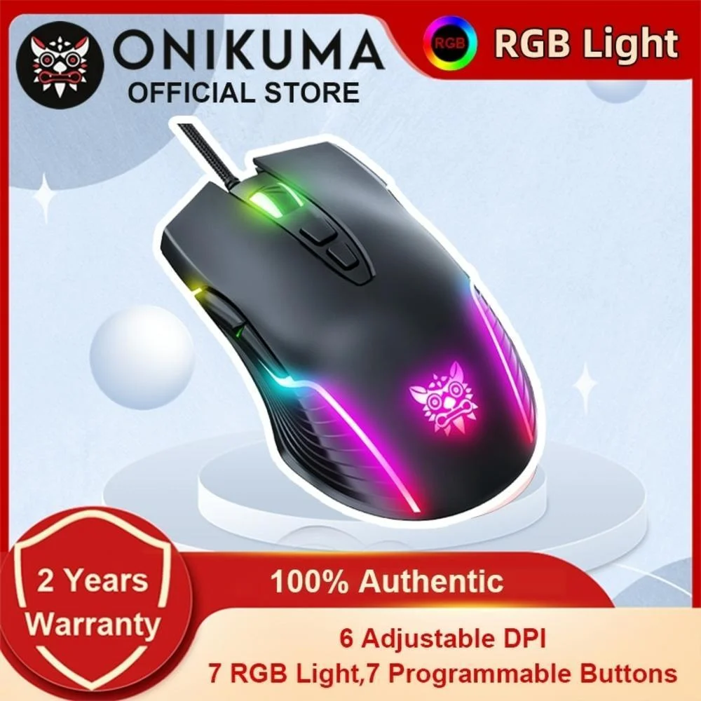 Mouse Gamer Com Fio Onikuma CW905