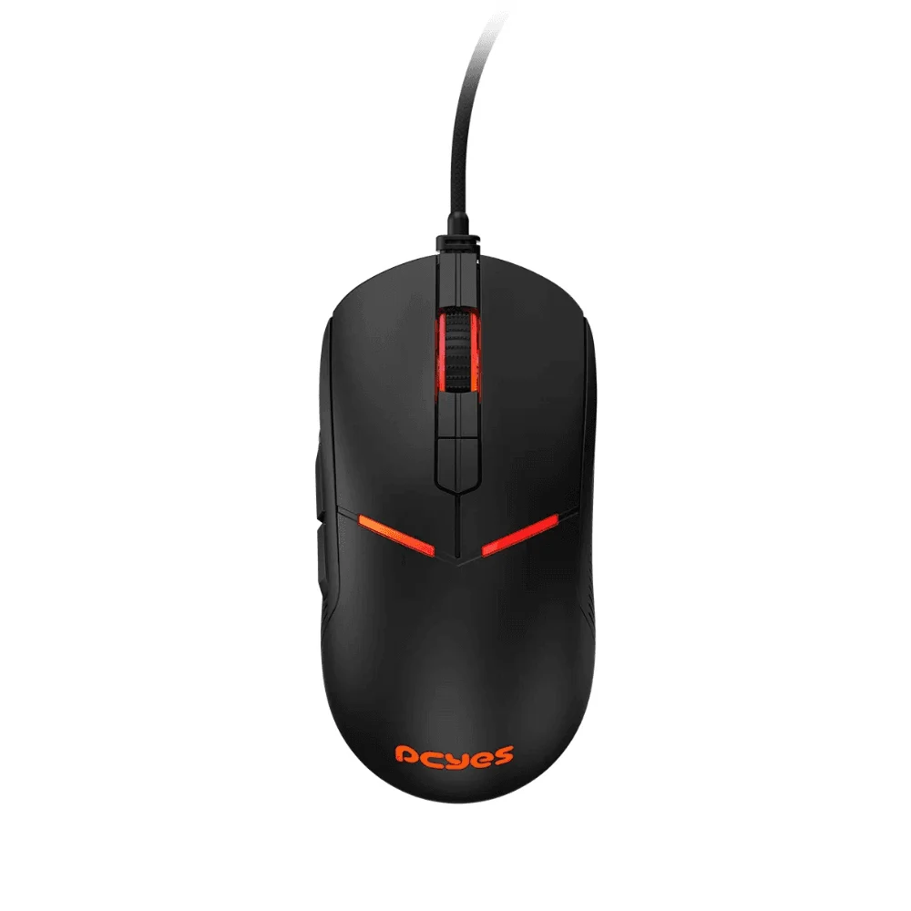 Mouse Gamer Com Fio PCYes Argus 12400 DPI 8 Botões RGB PMGABV