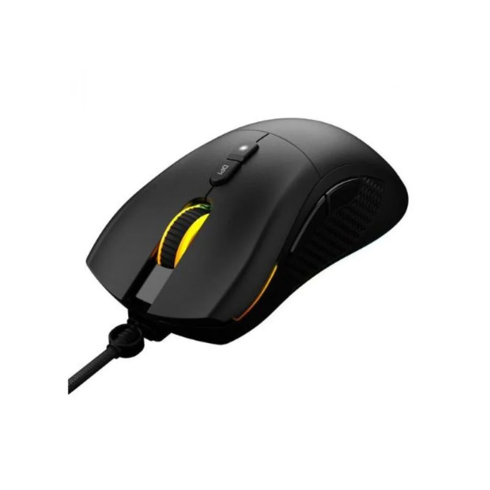 Mouse Gamer PCYes Gaius 12400 DPI 6 Botões RGB PMGGBV