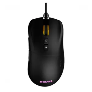 Mouse Gamer Com Fio PCYes Gaius 12400 DPI 6 Botões RGB Preto PMGGBV