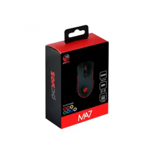 Mouse Gamer Com Fio PCYes M200 4000 DPI 7 Botões Sensor Avago 3050 LED 7 Cores