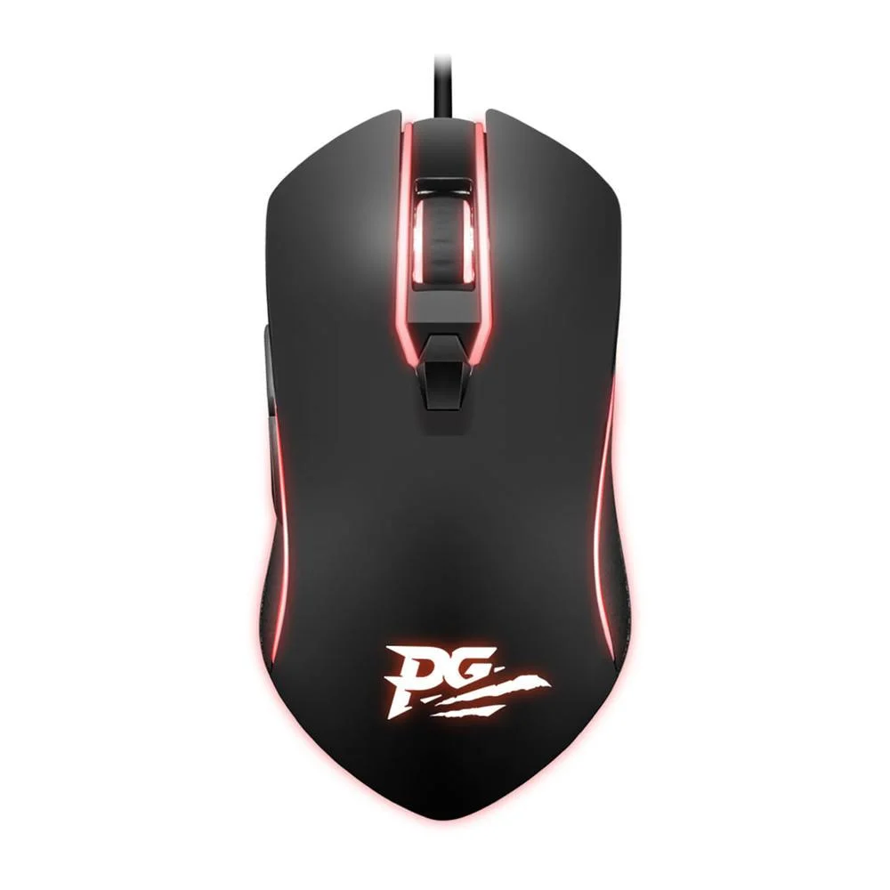 Mouse Gamer Com Fio Philco PMS31 6 Botões Retroiluminação LED