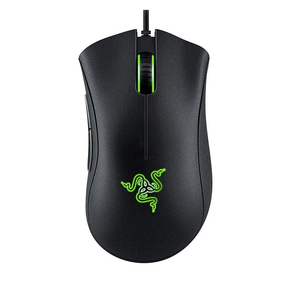 Mouse Gamer Com Fio Razer DeathAdder Essential 6400 DPI 5 Botões Preto